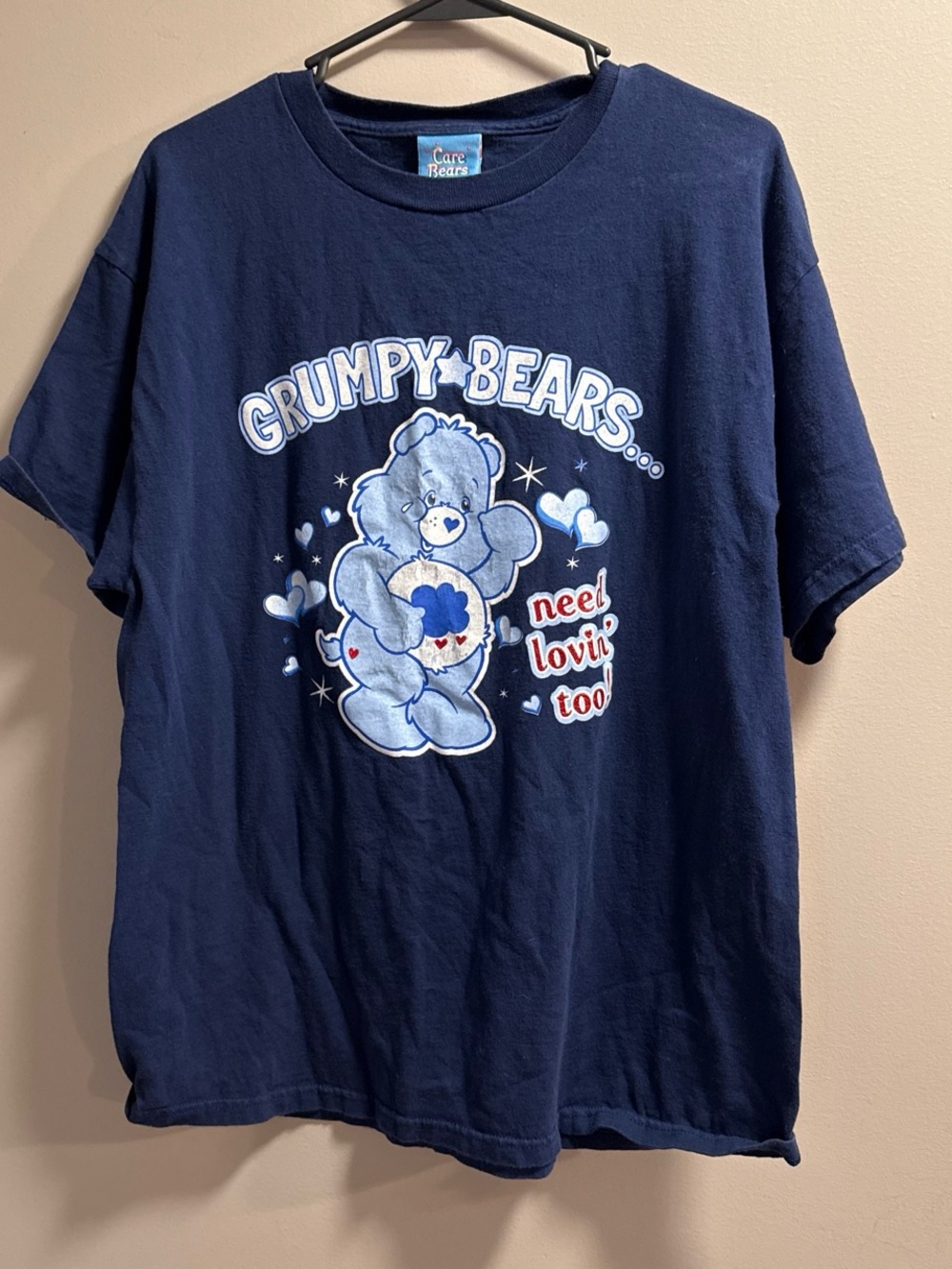 Care Bears Navy Grumpy Bears Graphic Tee